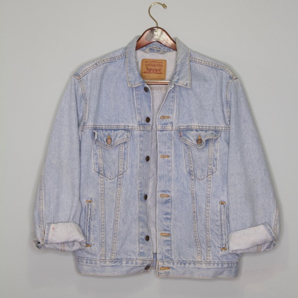 Levi's Faded Denim Jacket (L)